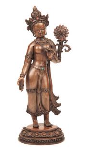 精工度母立像10吋