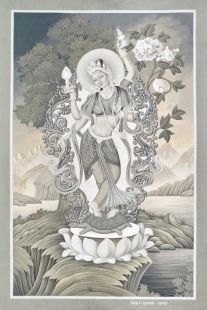 財源天母手繪唐卡