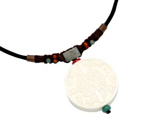 見即解脫雪雲石墜