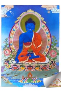 藥師佛 編織唐卡