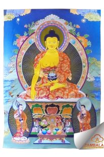 釋迦牟尼佛 編織唐卡