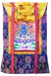 金剛手菩薩手繪唐卡