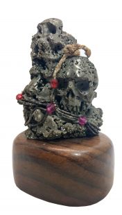 西藏巧雕隕石(約553 公克 含底座)